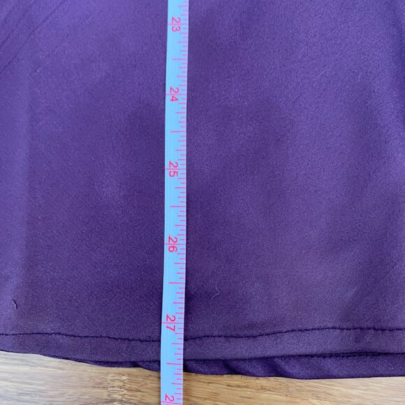 Hannah Jo 2-piece Amethyst Silk Charmeuse Cocktail Dress Womens M ~2008 - Picture 13 of 15